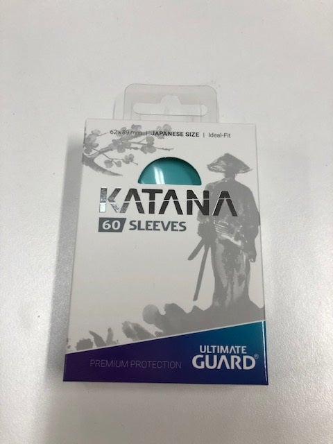 Ultimate Guard: Katana- Card Sleeves- Japanese (60)-Turquoise